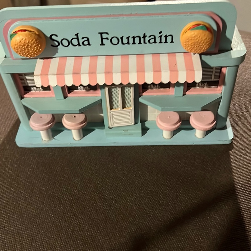 1950s vintage rock around the clock music box would